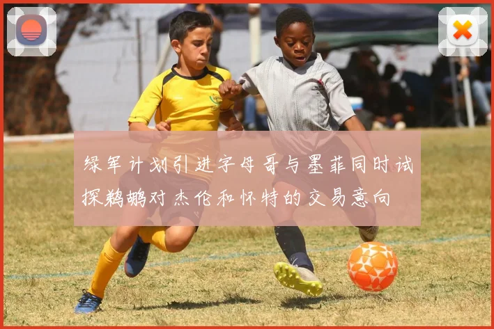 绿军计划引进字母哥与墨菲同时试探鹈鹕对杰伦和怀特的交易意向