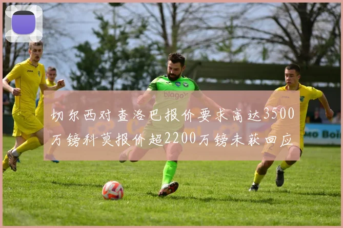 切尔西对查洛巴报价要求高达3500万镑科莫报价超2200万镑未获回应